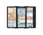 Trifold WhiteCoat Clipboard® - Black Critical Care Edition